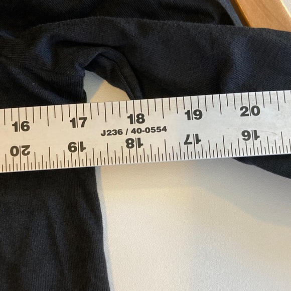 J.Crew Long-sleeve tartan and jewels henley Black Top with Plaid Trim XS - Picture 3 of 5